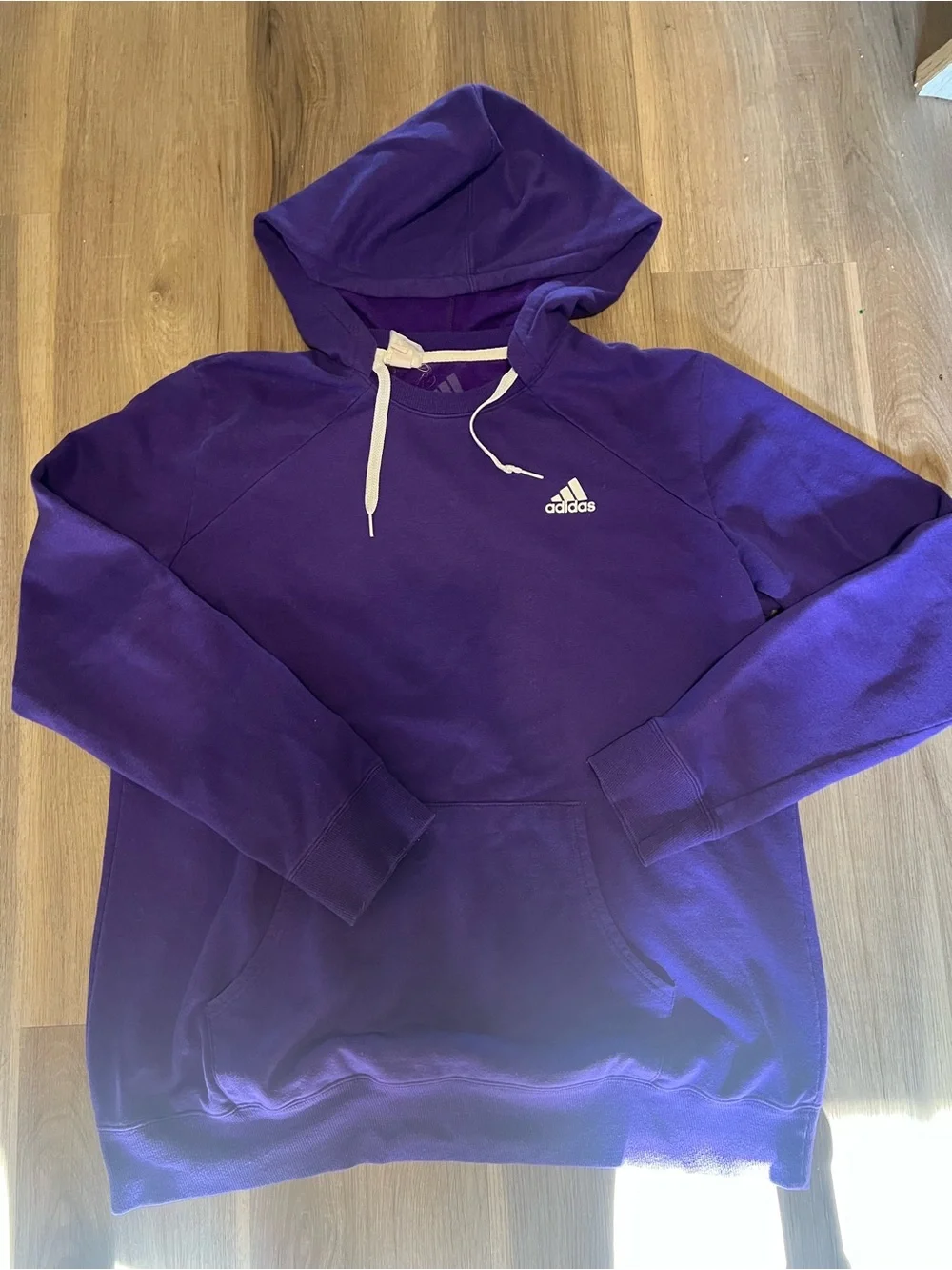 Adidas Men's Purple Pullover Hoodie sz large